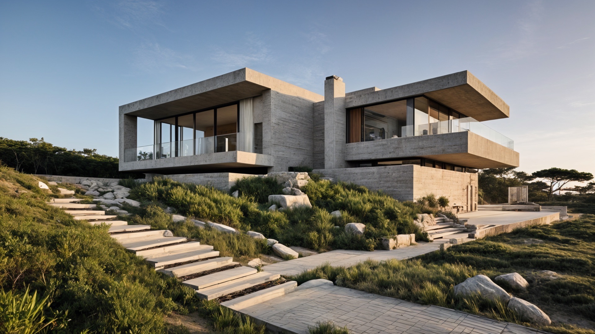 Casa de hormigón visto en José Ignacio, Uruguay