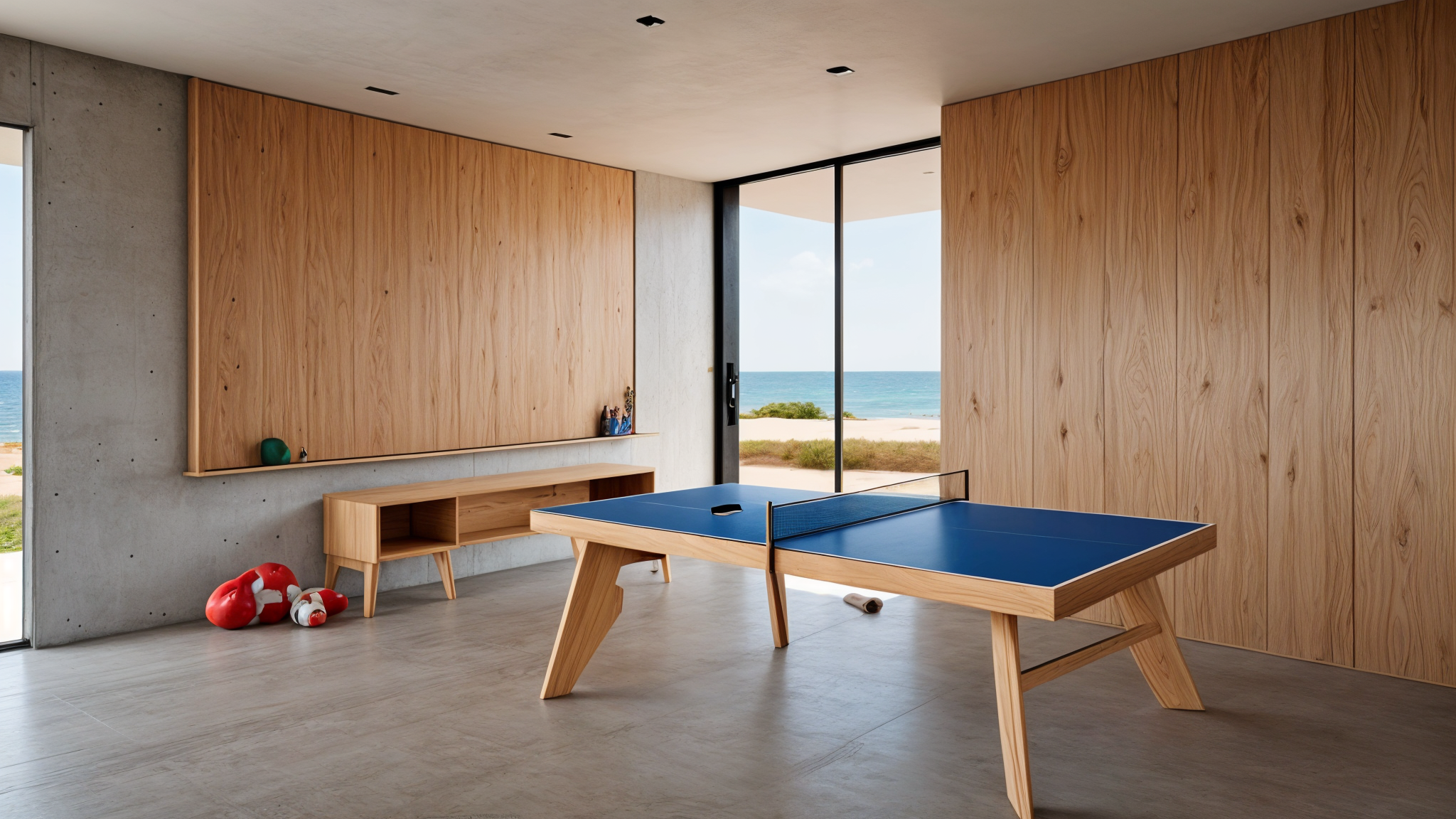 Espacios exteriores casa contemporánea Punta del Este