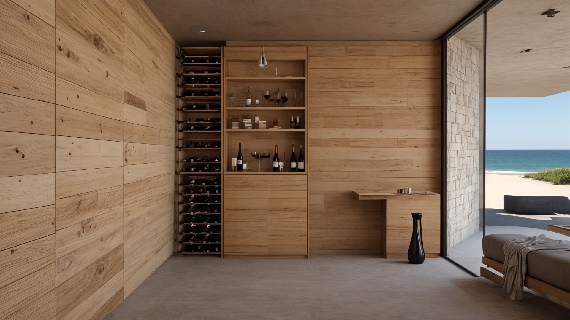 Detalle arquitectónico casa residencial Punta del Este