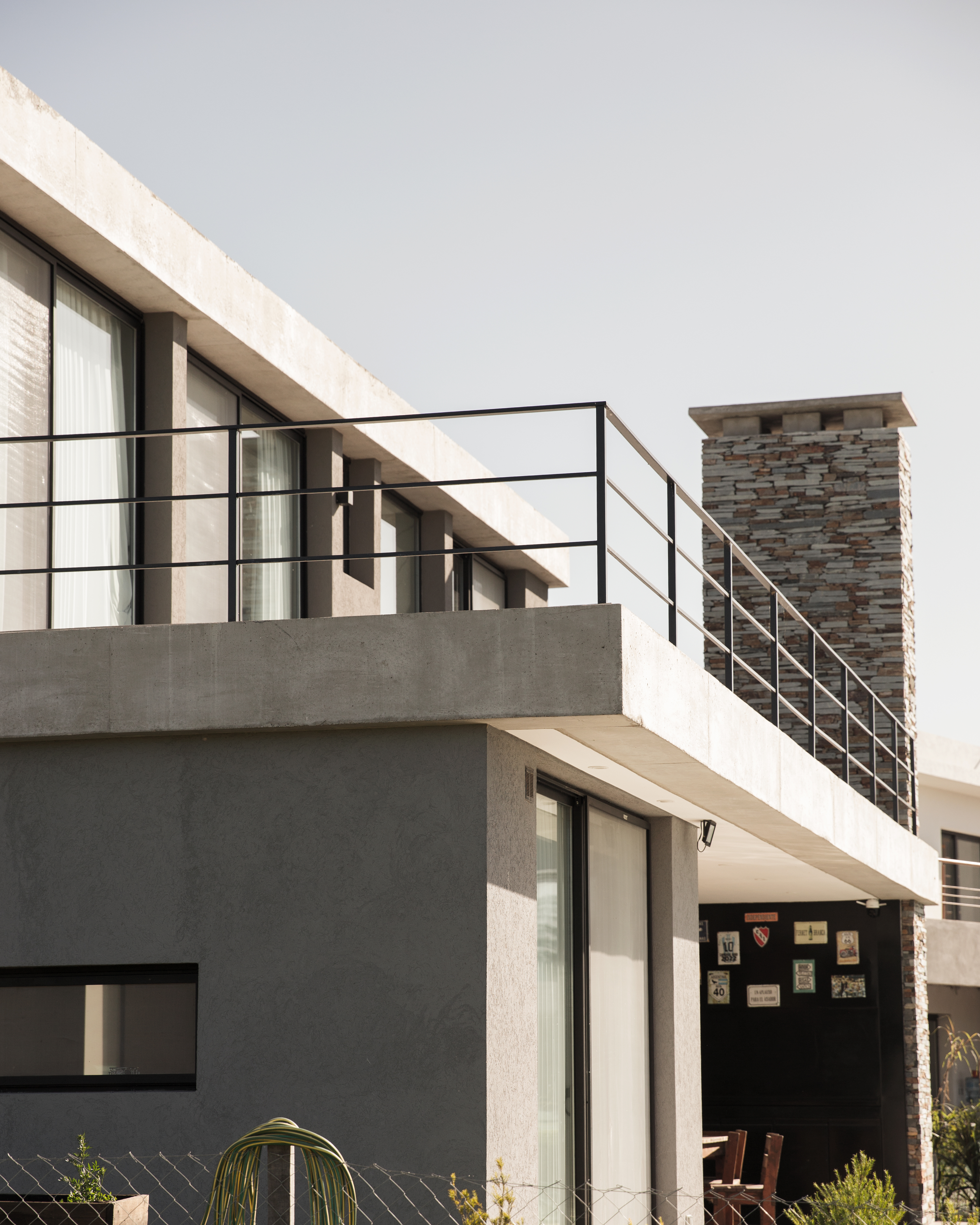 Fachada contemporánea casa Norte Argentina