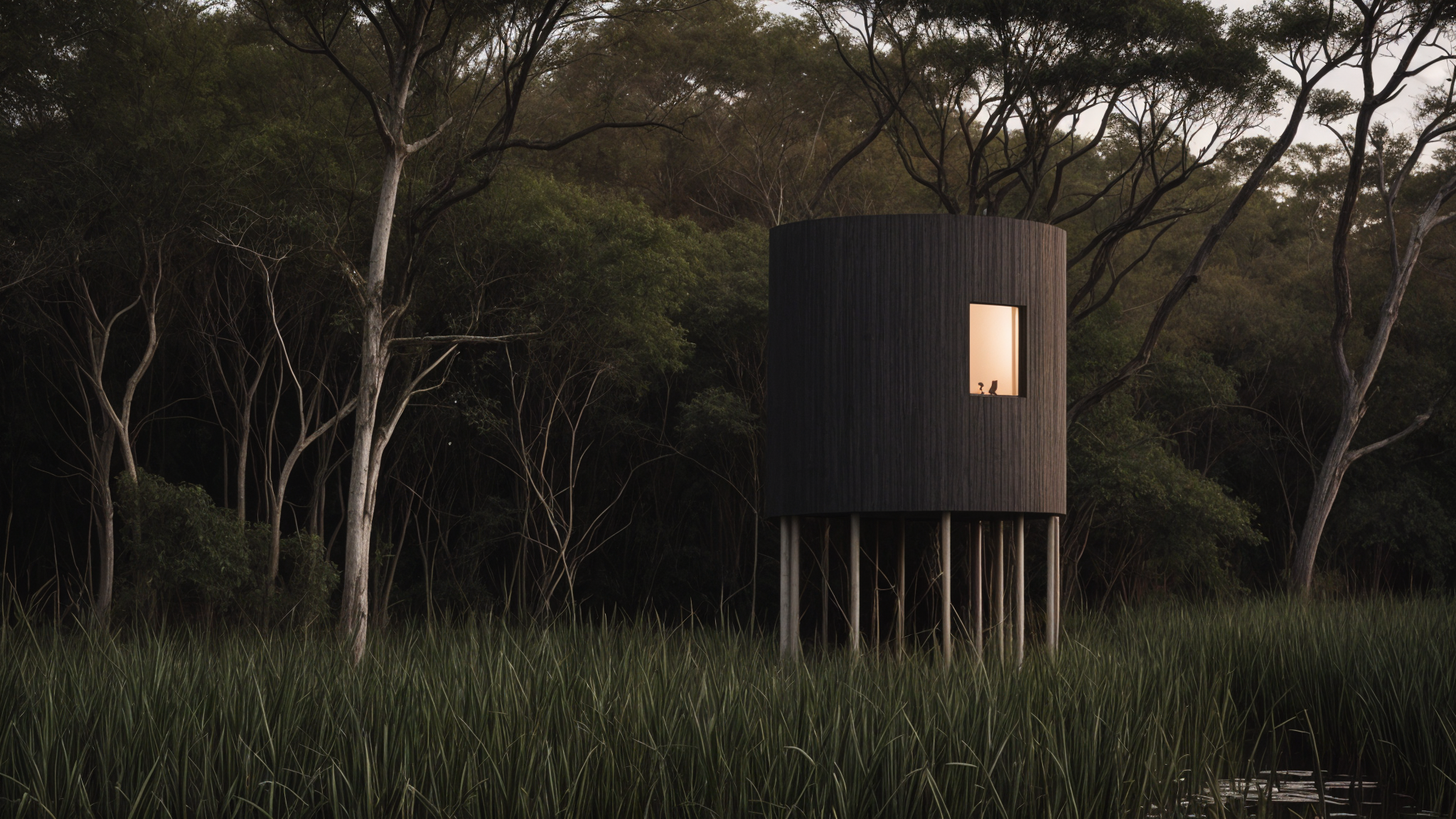 Arquitectura hotelera contemporánea en el delta de Tigre